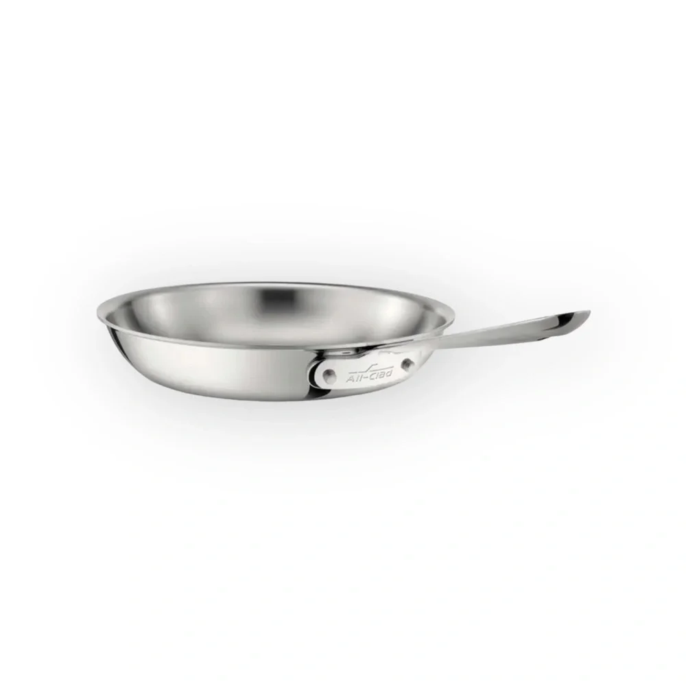 All Clad ★ Polished Stainless Steel 10 Inch Fry Pan ★ Professional Cookware ★ - Picture 15 of 16